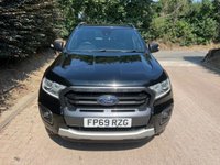 USED 2019 69 FORD RANGER 2.0 EcoBlue Wildtrak Pickup Double Cab 4dr Diesel Auto 4WD Euro 6 (s/s) (213 ps) ROLLER SHUTTER, FSH, SAT NAV