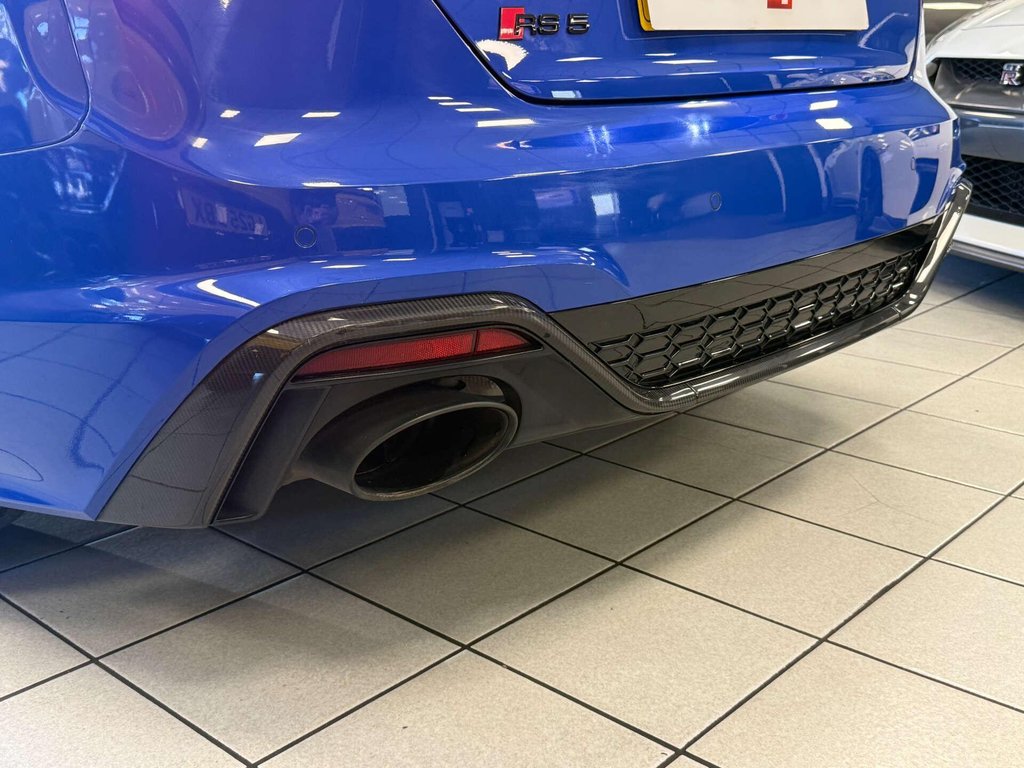 USED 2021 71 AUDI RS 5 2.9 RS 5 Sportback TFSI Carbon Black Quattro Auto 4WD 5dr FSH + PTS NAGARO BLU + 360 CAM