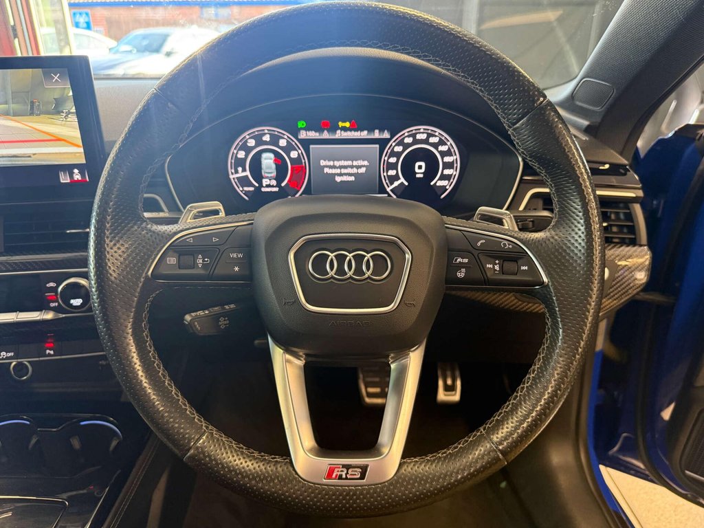 USED 2021 71 AUDI RS 5 2.9 RS 5 Sportback TFSI Carbon Black Quattro Auto 4WD 5dr FSH + PTS NAGARO BLU + 360 CAM