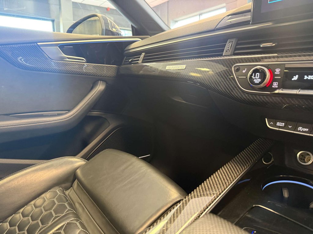 USED 2021 71 AUDI RS 5 2.9 RS 5 Sportback TFSI Carbon Black Quattro Auto 4WD 5dr FSH + PTS NAGARO BLU + 360 CAM