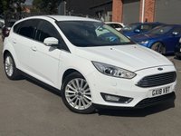 USED 2018 18 FORD FOCUS 1.0T EcoBoost Titanium X Hatchback 5dr Petrol Auto Euro 6 (s/s) (125 ps) BEST SPEC IN UK - FULL SERV HIST