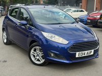USED 2014 14 FORD FIESTA 1.0T EcoBoost Zetec Hatchback 5dr Petrol Powershift Euro 5 (100 ps) &pound;35 ROAD TAX - FULL SERV HIST