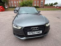 USED 2013 63 AUDI A4 AVANT 2.0 TDI Black Edition Estate 5dr Diesel Manual quattro Euro 5 (s/s) (177 ps) USB, AIRCON, MOT NOV 2026, CRUISE