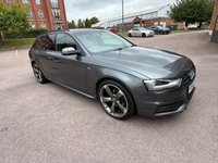 USED 2013 63 AUDI A4 AVANT 2.0 TDI Black Edition Estate 5dr Diesel Manual quattro Euro 5 (s/s) (177 ps) USB, AIRCON, MOT NOV 2026, CRUISE