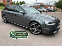 USED 2013 63 AUDI A4 AVANT 2.0 TDI Black Edition Estate 5dr Diesel Manual quattro Euro 5 (s/s) (177 ps) USB, AIRCON, MOT NOV 2026, CRUISE
