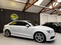 USED 2016 16 AUDI A3 2.0 TDI S line Saloon 4dr Diesel Manual Euro 6 (s/s) (Nav) (150 ps) DELIVERY AVAILABLE