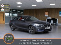 USED 2016 16 BMW 2 SERIES 1.5 218i Sport Coupe 2dr Petrol Manual Euro 6 (s/s) (136 ps) 