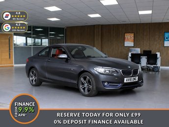 2016 BMW 2 SERIES 1.5 218i Sport Coupe 2dr Petrol Manual Euro 6 (s/s) (136 ps) &pound;10950.00