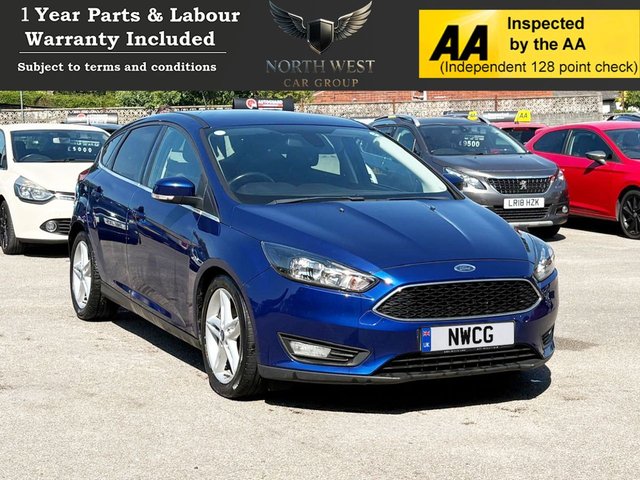 View our Ford Focus 1.0T EcoBoost Zetec Hatchback 5dr Petrol Manual Euro 6 (s/s) (100 ps) ***DRIVE AWAY TODAY*** NATIONWIDE PARTS & LABOUR WARRANTY INCLUDED + 12 MONTHS AA BREAKDOWN FREE