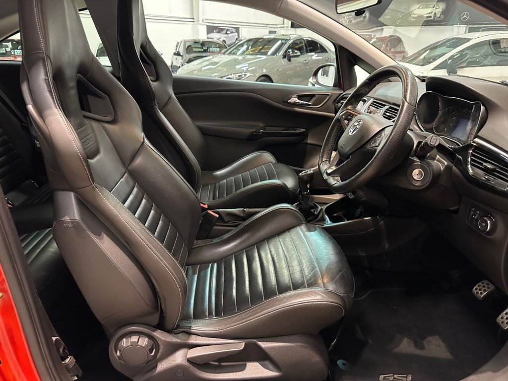 USED 2019 19 VAUXHALL CORSA 1.4i Turbo ecoTEC GSi Hatchback 3dr Petrol Manual Euro 6 (s/s) (150 ps) SERVICE HISTORY-CARPLAY-BUCKET SEAT