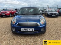 USED 2007 07 MINI HATCH 1.4 One Hatchback 3dr Petrol Manual Euro 4 (95 ps) ABS AND AIR CON