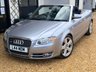USED 2006 06 AUDI A4 CABRIOLET 2.0 TFSI S line Convertible 2dr Petrol Multitronic (204 g/km, 197 bhp) Low Mileage, Service History, Euro4 - ULEZ Compliant