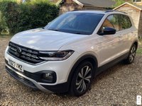 USED 2023 23 VOLKSWAGEN T-CROSS 1.0 TSI Black Edition SUV 5dr Petrol Manual Euro 6 (s/s) (110 ps) 