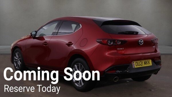 USED 2021 21 MAZDA MAZDA3 2.0 SKYACTIV-X MHEV Sport Hatchback 5dr Petrol Manual Euro 6 (s/s) (180 ps) &pound;ZERO DEPOSIT FINANCE