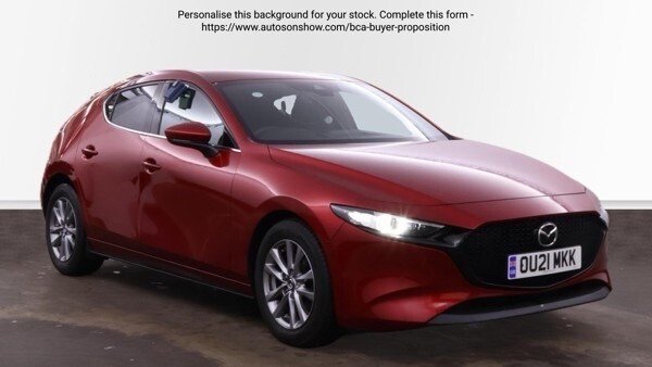 USED 2021 21 MAZDA MAZDA3 2.0 SKYACTIV-X MHEV Sport Hatchback 5dr Petrol Manual Euro 6 (s/s) (180 ps) &pound;ZERO DEPOSIT FINANCE