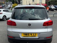 USED 2015 15 VOLKSWAGEN TIGUAN 2.0 TDI BlueMotion Tech Match SUV 5dr Diesel DSG 4WD Euro 5 (s/s) (140 ps) AUTO 4X4 -- FULL SERVICE HISTORY -- CAMBELT CHANGED -- SAT NAV -- PARKING SENSORS