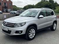 USED 2015 15 VOLKSWAGEN TIGUAN 2.0 TDI BlueMotion Tech Match SUV 5dr Diesel DSG 4WD Euro 5 (s/s) (140 ps) AUTO 4X4 -- FULL SERVICE HISTORY -- CAMBELT CHANGED -- SAT NAV -- PARKING SENSORS