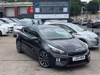 USED 2014 64 KIA PROCEED 1.6 T-GDi GT Tech Hatchback 3dr Petrol Manual Euro 5 (201 bhp) LOW MILES + 1/2 HEATED LEATHER + AC + SAT NAV + SENSORS + HD CAMERA