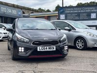 USED 2014 64 KIA PROCEED 1.6 T-GDi GT Tech Hatchback 3dr Petrol Manual Euro 5 (201 bhp) LOW MILES + 1/2 HEATED LEATHER + AC + SAT NAV + SENSORS + HD CAMERA