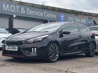 USED 2014 64 KIA PROCEED 1.6 T-GDi GT Tech Hatchback 3dr Petrol Manual Euro 5 (201 bhp) LOW MILES + 1/2 HEATED LEATHER + AC + SAT NAV + SENSORS + HD CAMERA