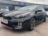 USED 2014 64 KIA PROCEED 1.6 T-GDi GT Tech Hatchback 3dr Petrol Manual Euro 5 (201 bhp) LOW MILES + 1/2 HEATED LEATHER + AC + SAT NAV + SENSORS + HD CAMERA