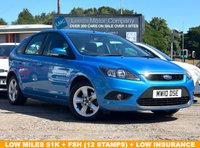USED 2010 10 FORD FOCUS 1.6 Zetec Hatchback 5dr Petrol Manual (161 g/km, 99 bhp) LOW MILES 51K + FSH 12 STAMPS + LOW INSURANCE + AIR CON