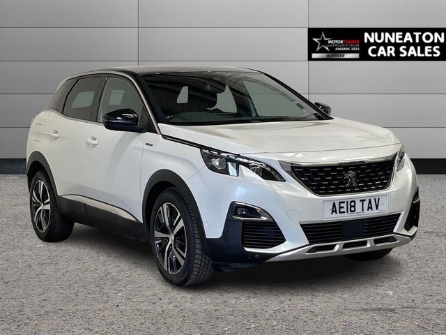 2018 18 PEUGEOT 3008 1.2 PureTech GT Line SUV 5dr Petrol Manual Euro 6 (s/s) (130 ps) APPLE CAR PLAY AND ANDROID AUTO