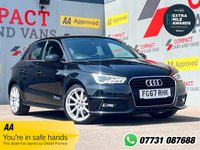 USED 2017 67 AUDI A1 1.4 TFSI S line Sportback 5dr Petrol Manual Euro 6 (s/s) (125 ps) LOW MILES !!!