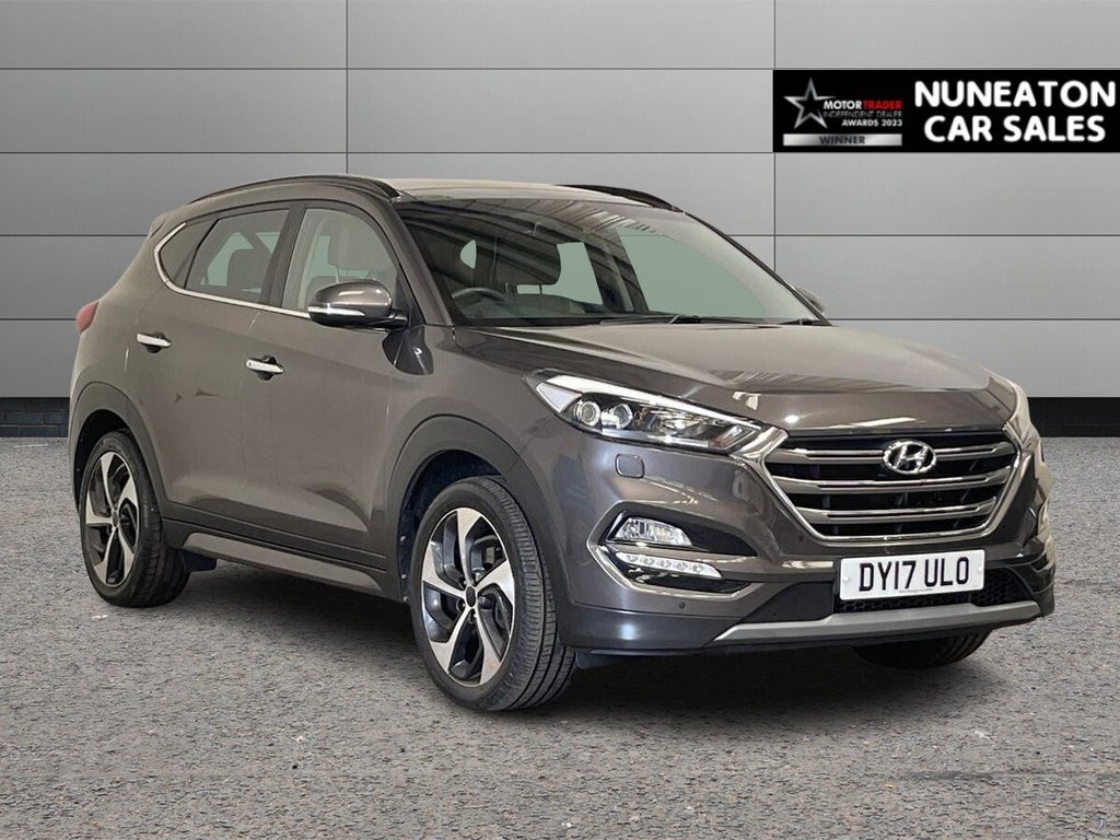 USED 2017 17 HYUNDAI TUCSON 2.0 CRDi Premium SE SUV 5dr Diesel Manual 4WD Euro 6 (136 ps) full cream leather interior