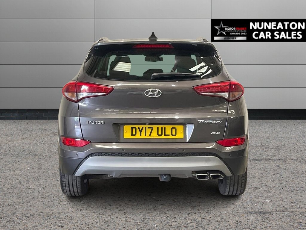 USED 2017 17 HYUNDAI TUCSON 2.0 CRDi Premium SE SUV 5dr Diesel Manual 4WD Euro 6 (136 ps) full cream leather interior