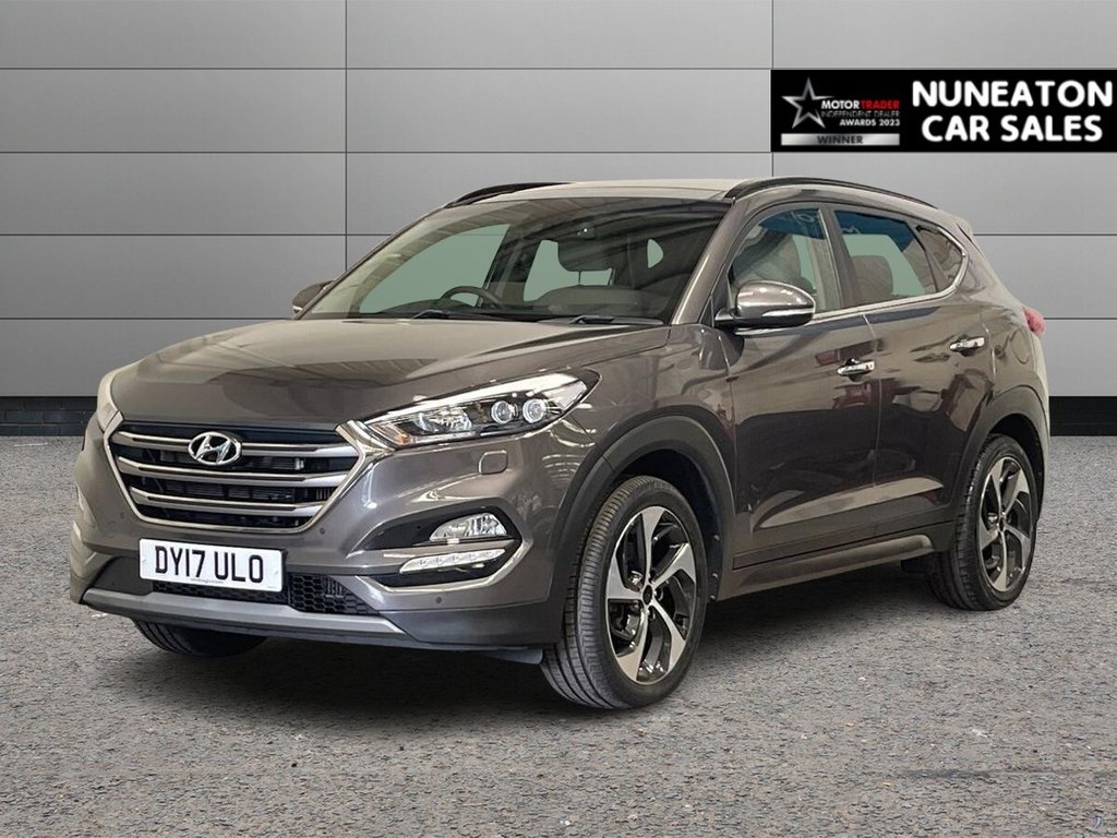 USED 2017 17 HYUNDAI TUCSON 2.0 CRDi Premium SE SUV 5dr Diesel Manual 4WD Euro 6 (136 ps) full cream leather interior