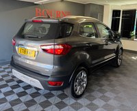 USED 2018 18 FORD ECOSPORT 1.0T EcoBoost Titanium SUV 5dr Petrol Manual Euro 6 (s/s) (125 ps) SERVICE RECORDS - SAT NAV - PARKING CAM - APPLE CARPLAY-ANDROID AUTO - CRUISE CONTROL - DAB RADIO
