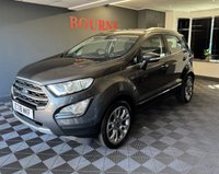 USED 2018 18 FORD ECOSPORT 1.0T EcoBoost Titanium SUV 5dr Petrol Manual Euro 6 (s/s) (125 ps) SERVICE RECORDS - SAT NAV - PARKING CAM - APPLE CARPLAY-ANDROID AUTO - CRUISE CONTROL - DAB RADIO