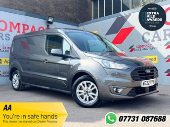 2022 FORD TRANSIT CONNECT 1.5 250 EcoBlue Limited Panel Van 5dr Diesel Manual L2 Euro 6 (s/s) (120 ps) £12995.00