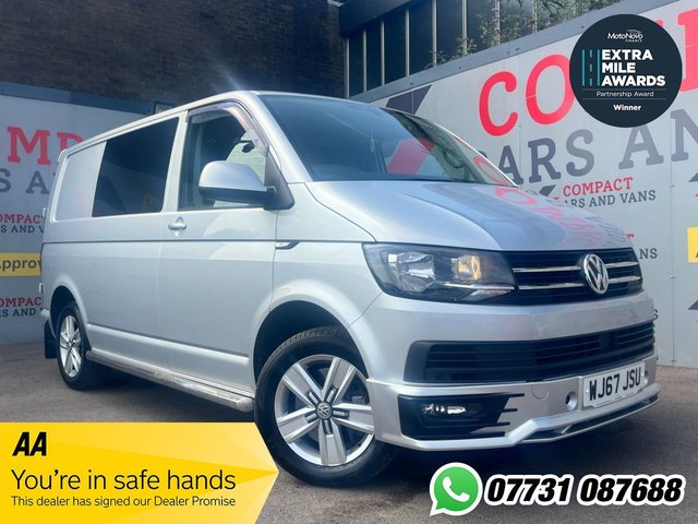 View our Volkswagen Transporter 2.0 BiTDI T30 BlueMotion Tech Highline Panel Van 5dr Diesel DSG FWD SWB Euro 6 (s/s) (204 ps)