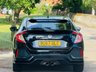 USED 2017 67 HONDA CIVIC 1.5 VTEC Turbo Sport Hatchback 5dr Petrol CVT Euro 6 (s/s) (182 ps) LOW MILES+SAT NAV+CAMERA+ULEZ