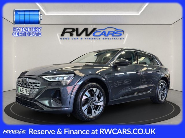 View our Audi Q8 E-Tron 50 Sport SUV 5dr Electric Auto quattro 95kWh (11kW Charger) (340 ps)