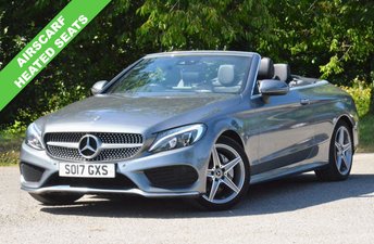 2017 MERCEDES-BENZ C CLASS 2.1 C220d AMG Line Cabriolet 2dr Diesel G-Tronic+ Euro 6 (s/s) (170 ps) &pound;16999.00