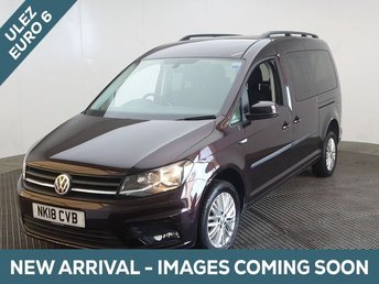 2018 VOLKSWAGEN CADDY MAXI LIFE 4 Seat Auto Wheelchair Accessible Disabled Access Vehicle WAV &pound;17945.00