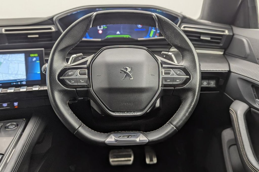 USED 2023 23 PEUGEOT 508 1.6 12.4kWh GT Fastback 5dr Petrol Plug-in Hybrid e-EAT Euro 6 (s/s) (225 ps) Car Play, Sat Nav, Canera