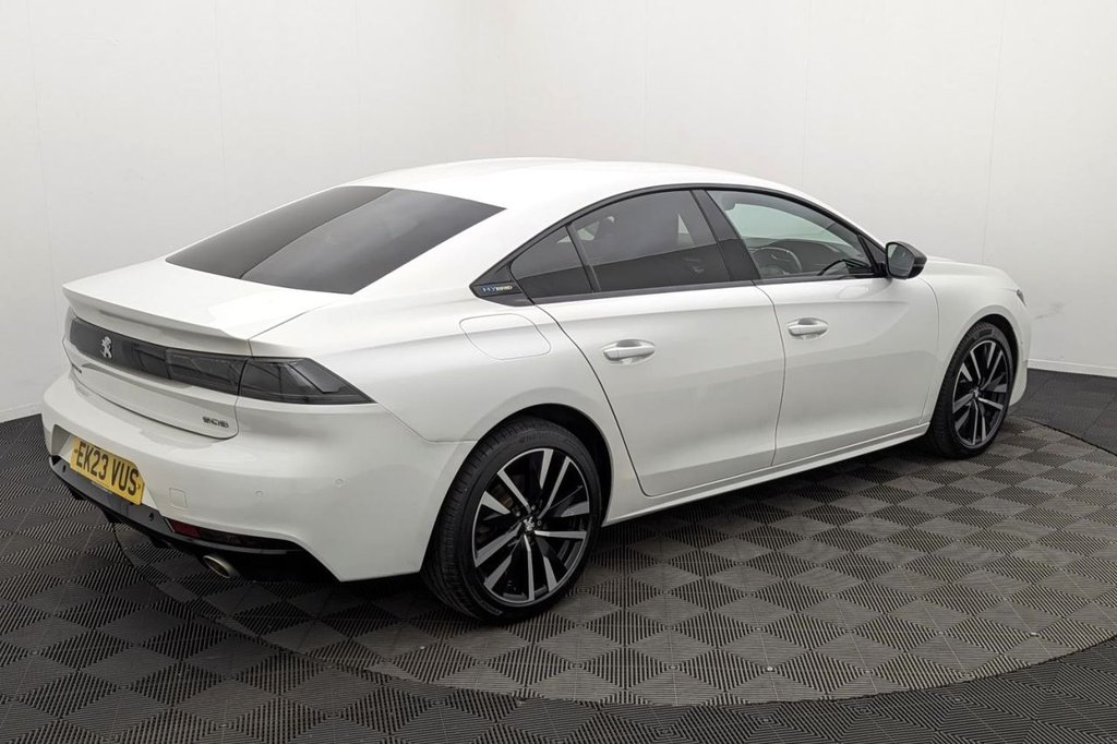 USED 2023 23 PEUGEOT 508 1.6 12.4kWh GT Fastback 5dr Petrol Plug-in Hybrid e-EAT Euro 6 (s/s) (225 ps) Car Play, Sat Nav, Canera