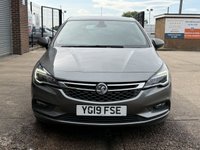 USED 2019 19 VAUXHALL ASTRA 1.4i Turbo Griffin Hatchback 5 Door Petrol Manual Grey Euro 6 1 Owner from New APPLE CAR PLAY+HEATED SEATS+DAB+USB