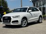 USED 2018 18 AUDI Q3 2.0 TFSI S line Edition SUV 5dr Petrol S Tronic quattro Euro 6 (s/s) (180 ps) Finished in GLACIER WHITE with contrasting Black HALF LEATHER Trim. This low mileage, Audi Q3 is a upmarket, premium, compact SUV. It offers plenty of space, Great fun to drive and lots of high tech features. All at a very affordable price. Spec includes 18" Alloys, Half Leather, Sat Nav, Power Boot, Park Sensors, Tinted windows, B/Tooth and much more. Dealer serviced at 7112 miles, 23640 miles, 36267 miles, 50397 miles, and at 53908 miles on 30/4/2026.
