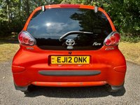 USED 2012 12 TOYOTA AYGO 1.0 VVT-i Fire Hatchback 5dr Petrol Manual Euro 5 (67 ps)0NLY 11,600 MILES--YES 11,600  FROM NEW WITH 1 LADY OWNER//20 POUND ROAD TAX//GROUP 2 INSURANCE //AIRCON//ALLOY WHEELS//REAR PARKING SENSORS//SPECIAL EDITION 'FIRE' MODAL//STUNNING CONDITION AND AMAZINGLY X12 SERVICING STAMPS (67 ps)0NLY 11,600 MILES--YES 11,600  FROM NEW WITH 1 LADY OWNER//20 POUND ROAD TAX//GROUP 2 INSURANCE //AIRCON//ALLOY WHEELS//REAR PARKING SENSORS//SPECIAL EDITION 'FIRE' MODAL//STUNNING CONDITION AND AMAZINGLY X12 SERVICING STAMPS