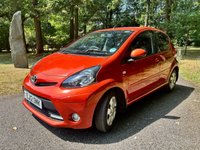 USED 2012 12 TOYOTA AYGO 1.0 VVT-i Fire Hatchback 5dr Petrol Manual Euro 5 (67 ps)0NLY 11,600 MILES--YES 11,600  FROM NEW WITH 1 LADY OWNER//20 POUND ROAD TAX//GROUP 2 INSURANCE //AIRCON//ALLOY WHEELS//REAR PARKING SENSORS//SPECIAL EDITION 'FIRE' MODAL//STUNNING CONDITION AND AMAZINGLY X12 SERVICING STAMPS (67 ps)0NLY 11,600 MILES--YES 11,600  FROM NEW WITH 1 LADY OWNER//20 POUND ROAD TAX//GROUP 2 INSURANCE //AIRCON//ALLOY WHEELS//REAR PARKING SENSORS//SPECIAL EDITION 'FIRE' MODAL//STUNNING CONDITION AND AMAZINGLY X12 SERVICING STAMPS