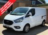 USED 2020 20 FORD TRANSIT CUSTOM 2.0 300 EcoBlue Limited Panel Van 5dr Diesel Manual L1 H1 Euro 6 (s/s) (130 ps) NO VAT - LIMITED - T/BELT DONE