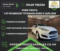 USED 2017 17 FORD FIESTA 1.0T EcoBoost Titanium Euro 6 (s/s) 5dr Serviced+MOTd+3 Month Warranty