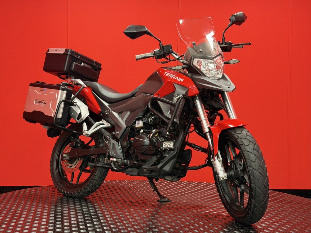 USED 2019 19 SINNIS Terrain 125 TRADE BIKES AT TRADE PRICES FULL LUGGAGE