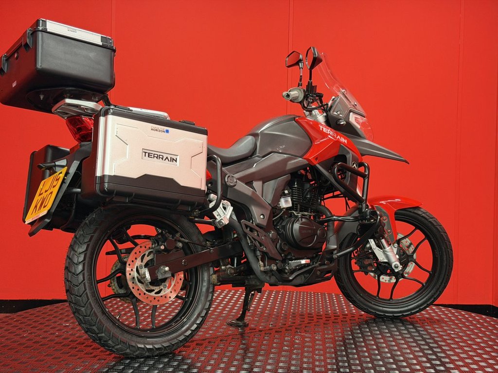 USED 2019 19 SINNIS Terrain 125 TRADE BIKES AT TRADE PRICES FULL LUGGAGE