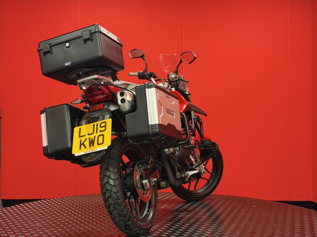 USED 2019 19 SINNIS Terrain 125 TRADE BIKES AT TRADE PRICES FULL LUGGAGE